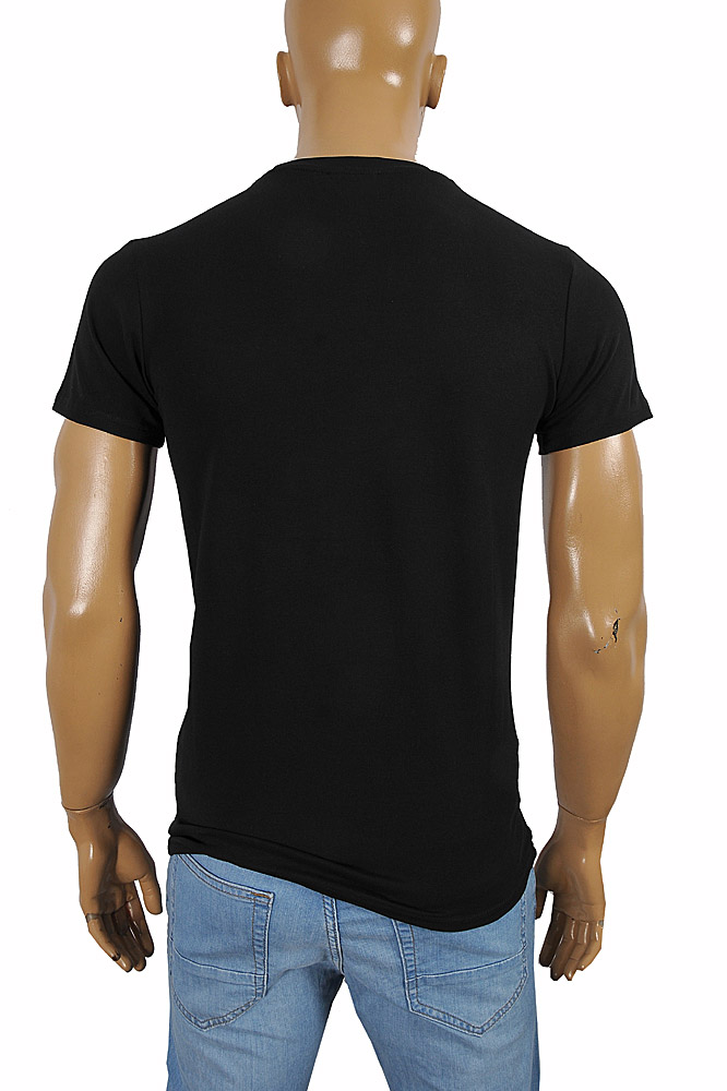 Mens Designer Clothes | BURBERRY Men's Cotton T-Shirt In Black 
