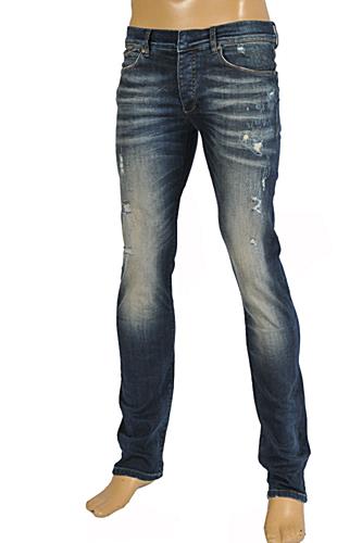 Mens Designer Clothes | Roberto Cavalli Men’s Fitted Jeans #110