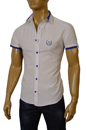 Mens Designer Clothes | DOLCE & GABBANA Mens Short Sleeve Shirt #355