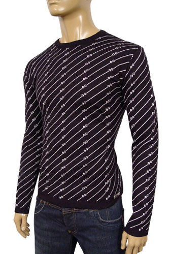 Mens Designer Clothes | DOLCE & GABBANA Mens Round Neck Fitted Sweater #163