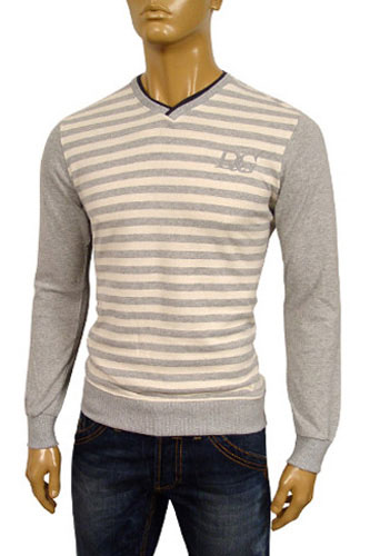Mens Designer Clothes | DOLCE & GABBANA Mens V-Neck Sweater #170