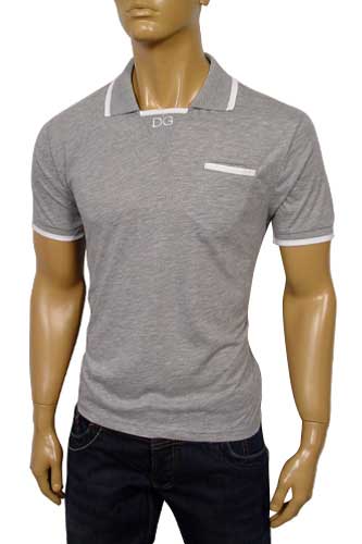 Mens Designer Clothes | DOLCE & GABBANA Men's Cotton Polo Shirt #308