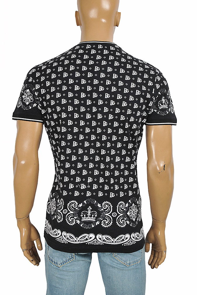 Mens Designer Clothes | DOLCE & GABBANA men's t-shirt with multiple ...