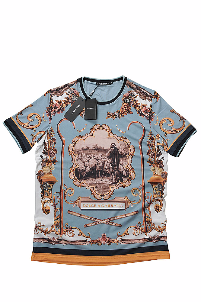 Mens Designer Clothes | DOLCE & GABBANA Cotton T-Shirt With 