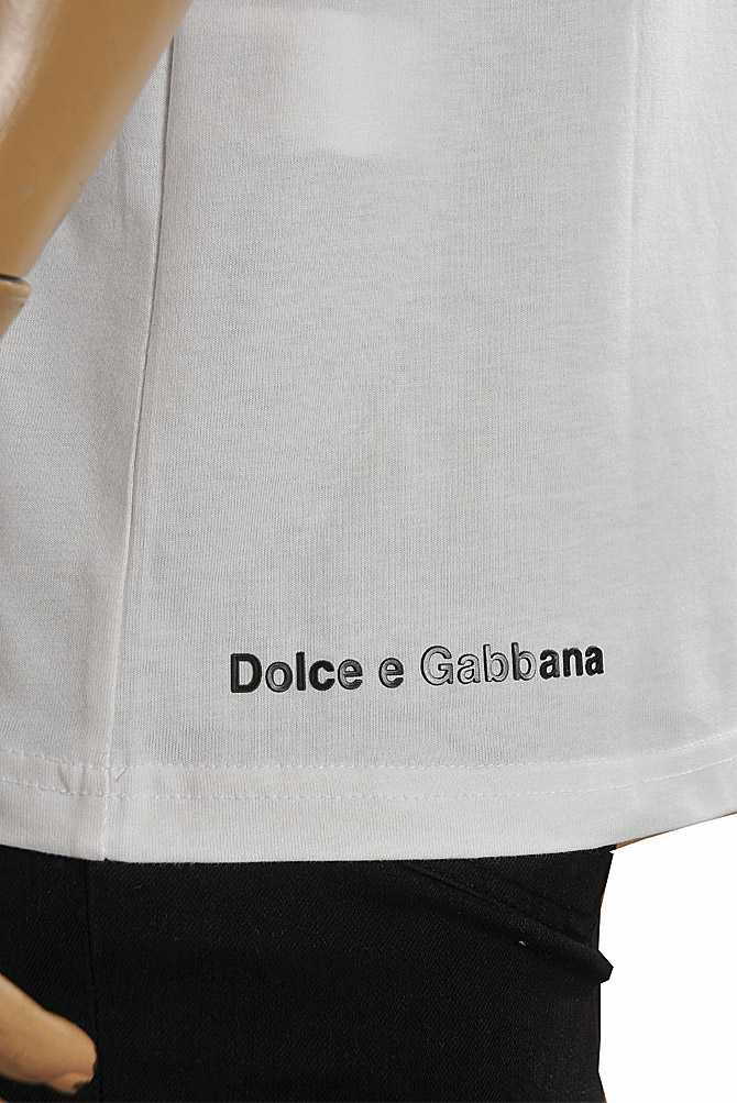 Mens Designer Clothes | DOLCE & GABBANA Men's T-Shirt With Front 
