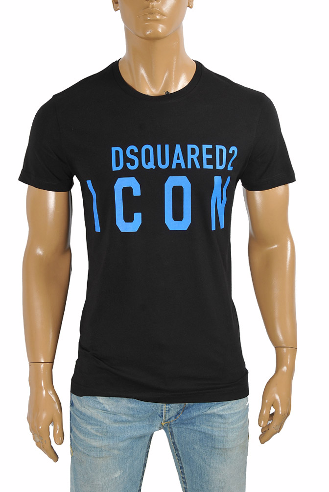 Mens Designer Clothes | DSQUARED Men’s T-Shirt with front print 12