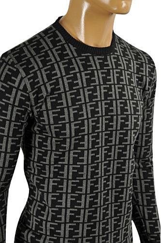 Mens Designer Clothes | FENDI Men's Round Neck Sweater #12