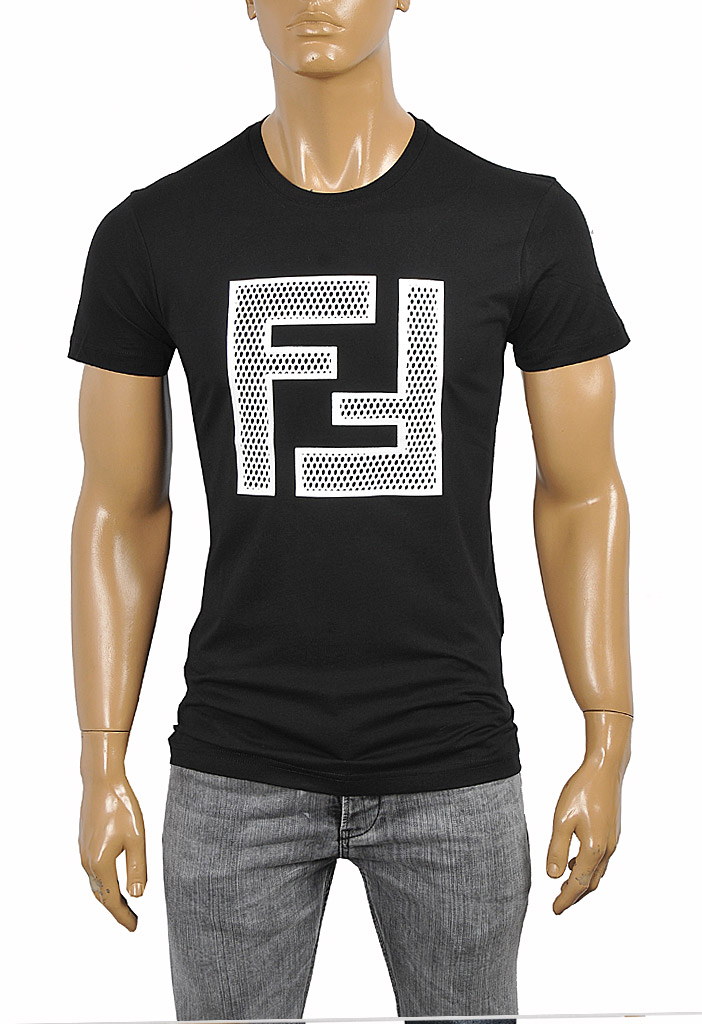Mens Designer Clothes | FENDI men's cotton T-shirt 28