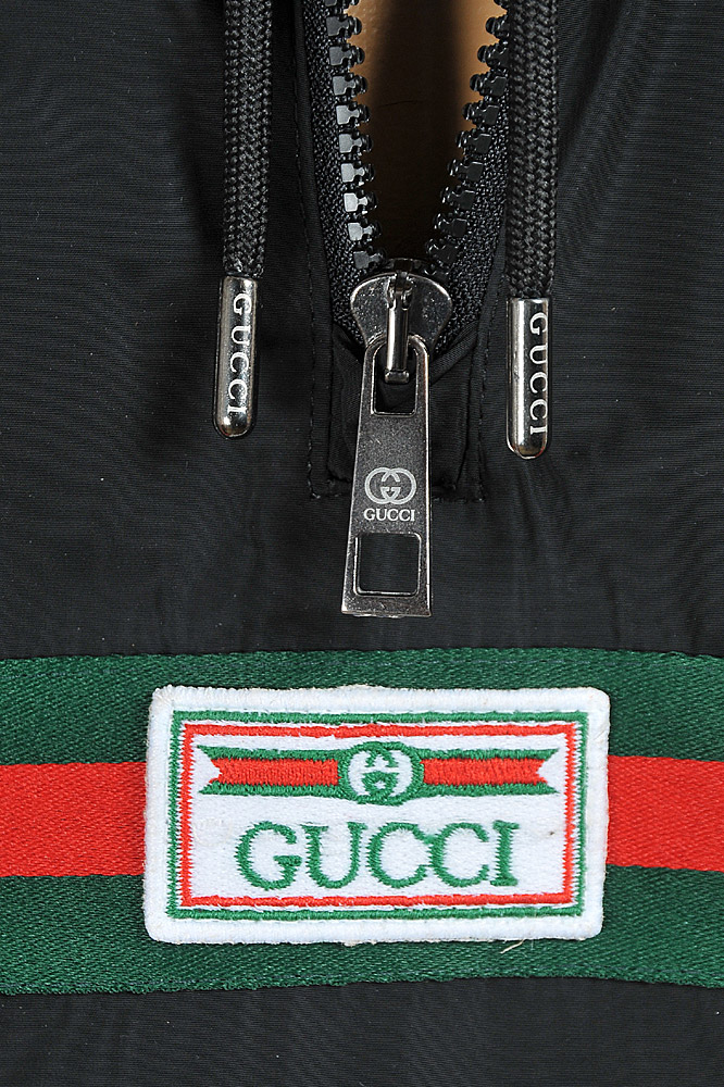 Mens Designer Clothes | GUCCI men's cotton hoodie with red and green ...