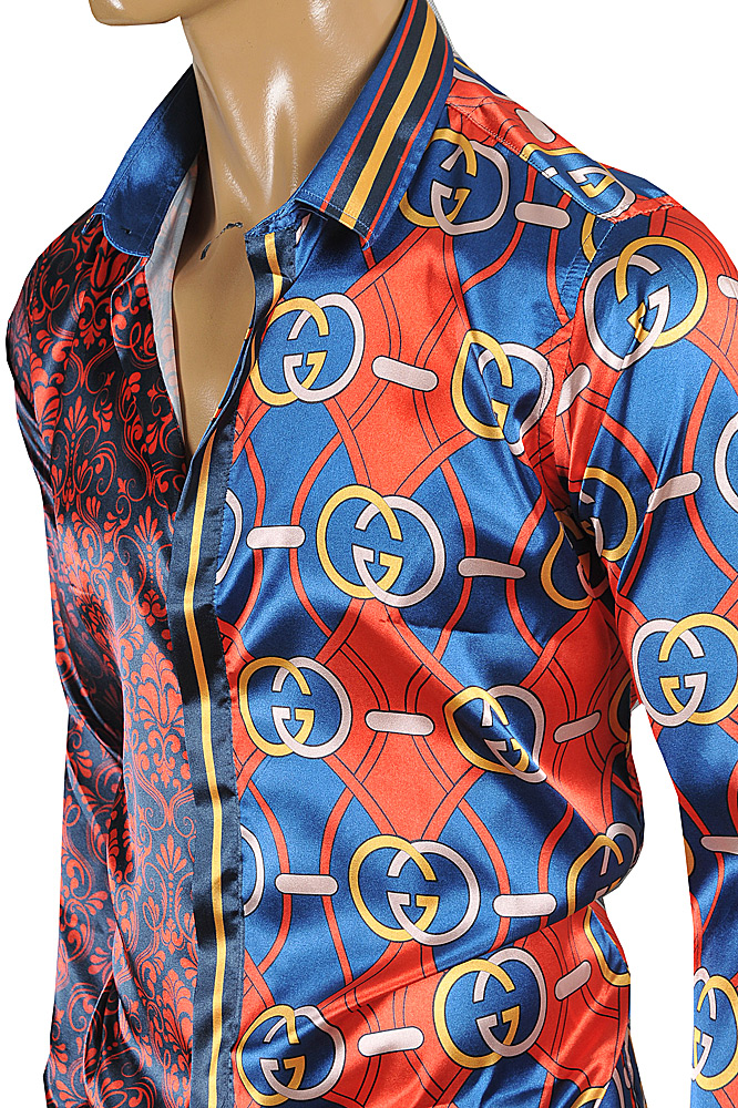 Mens Designer Clothes GUCCI Men s GG Dress Shirt 424