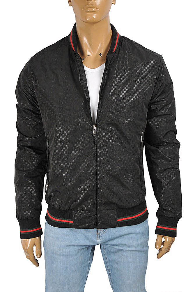 Mens Designer Clothes | GUCCI men's GG bomber jacket 178