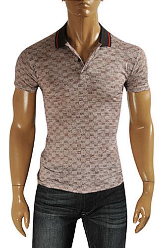 Mens Designer Clothes | GUCCI Men’s Cotton Polo Shirt #334