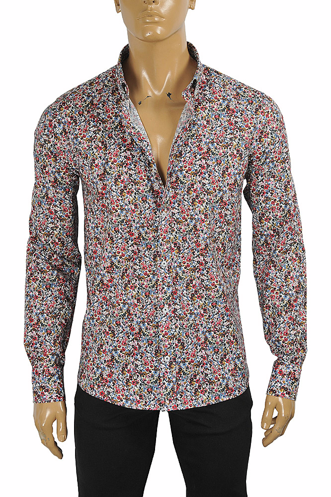 Mens Designer Clothes | GUCCI Men’s Liberty floral shirt 412