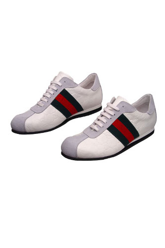 Designer Clothes Shoes | GUCCI Mens Leather Sneakers Shoes #151