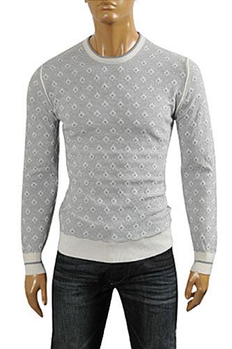 Mens Designer Clothes | GUCCI Men’s Crew Neck Knit Warm Sweater #81