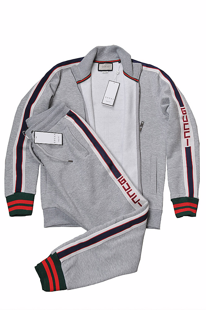Mens Designer Clothes  GUCCI Men's jogging suit with red and green stripes  183
