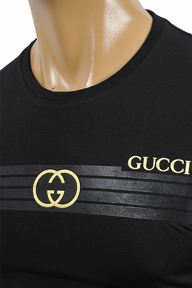 Mens Designer Clothes | GUCCI cotton T-shirt with front print 257