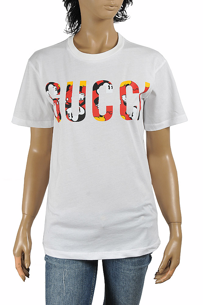 Womens Designer Clothes | Disney x Gucci oversize T-shirt, women’s, cotton 269