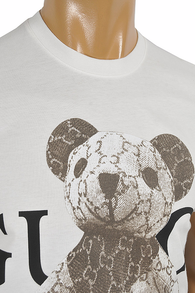 Mens Designer Clothes  GUCCI Teddy Bear T-shirt 284