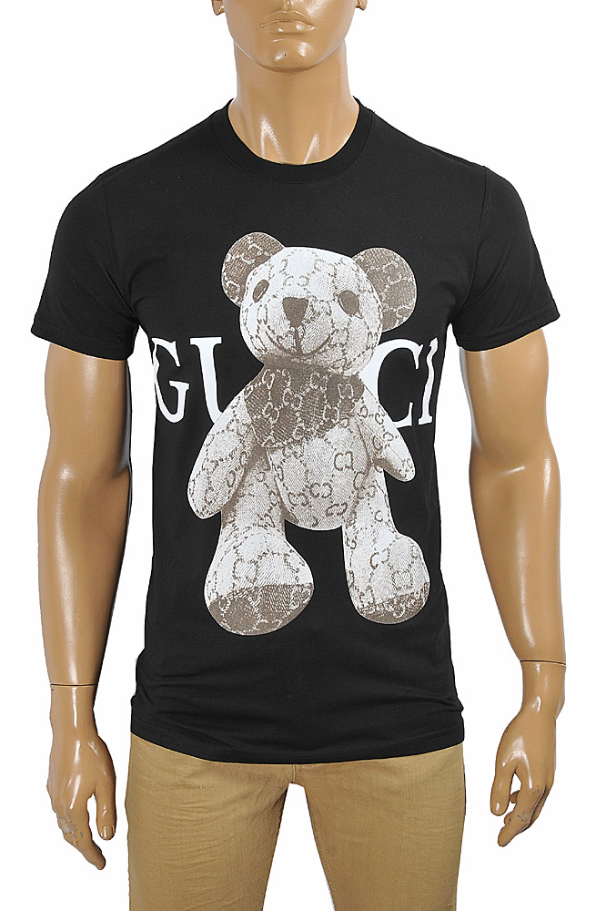 Mens Designer Clothes  GUCCI Teddy Bear T-shirt 285