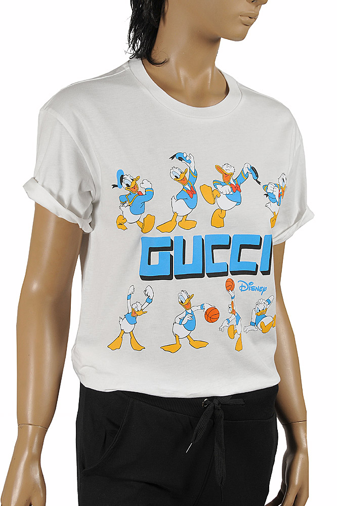 Womens Designer Clothes | DISNEY x GUCCI Women’s Donald Duck T-shirt 297