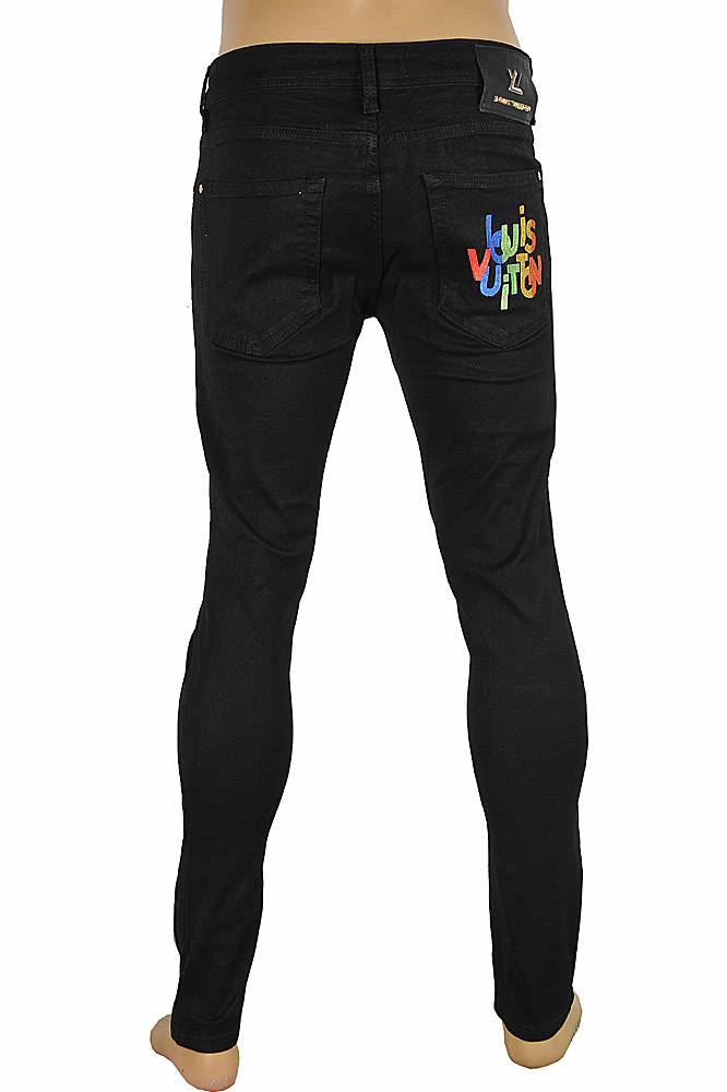 Straight jeans Louis Vuitton Black size 38 FR in Denim - Jeans