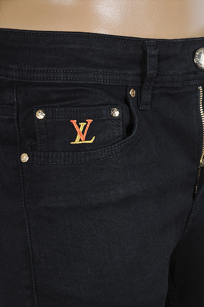Straight jeans Louis Vuitton Black size 38 FR in Denim - Jeans