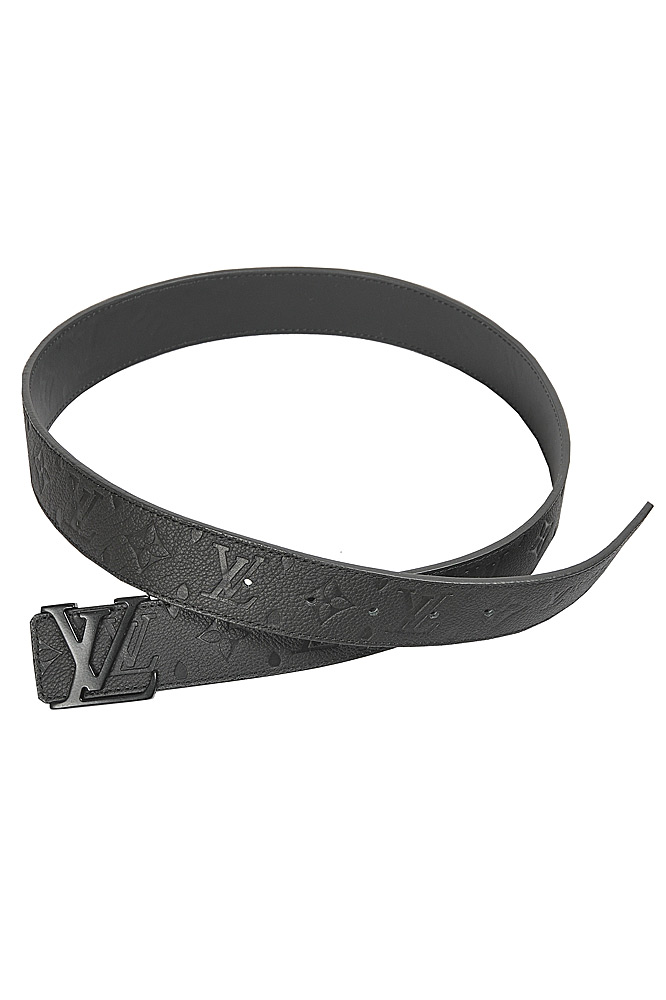 Louis Vuitton Beige Leather Logo Belt 85CM - ShopStyle