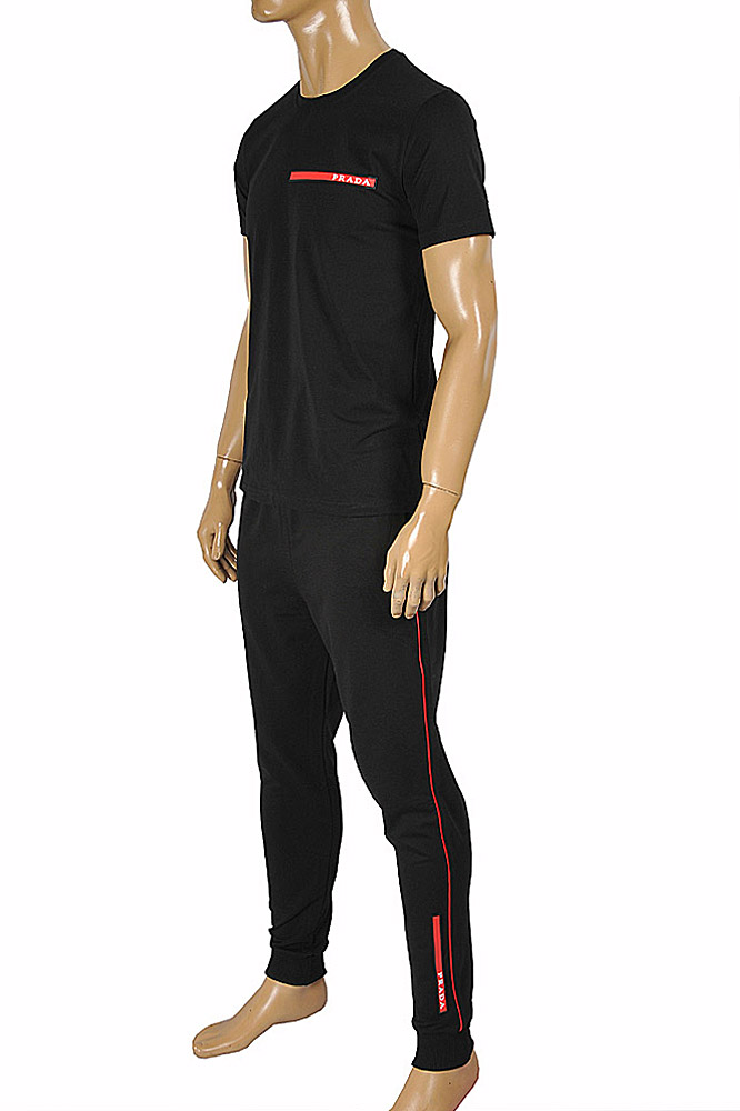 Mens Designer Clothes | PRADA Men’s jogging suit t-shirt and pants 43