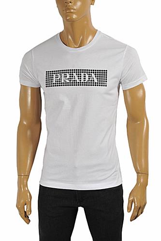 Mens Designer Clothes | PRADA Men's cotton T-shirt with print #104