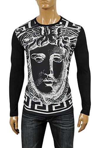 Mens Designer Clothes | VERSACE Men's Long Sleeve Fitted Shirt #157