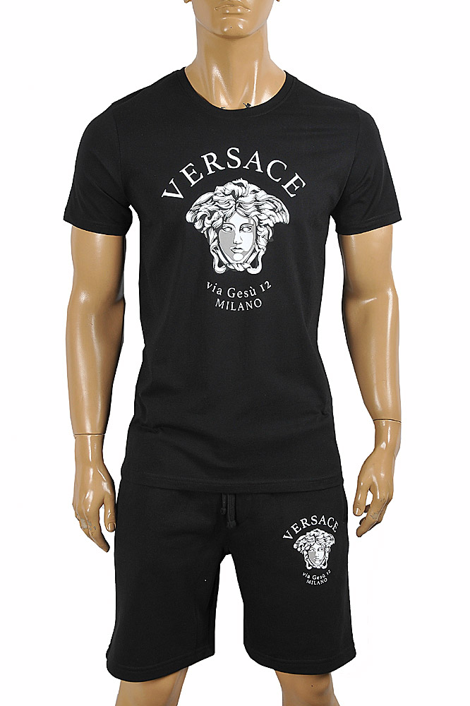 Mens Designer Clothes | VERSACE Men's Medusa T-Shirt and Shorts Set 32