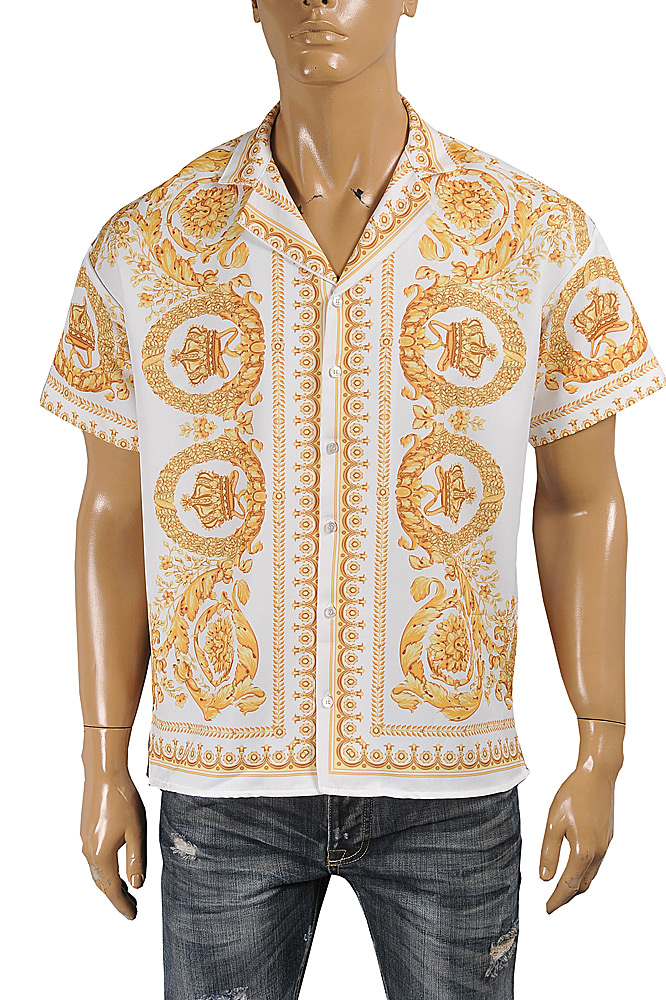 Mens Designer Clothes | VERSACE Men's Short Sleeve Shirt 191