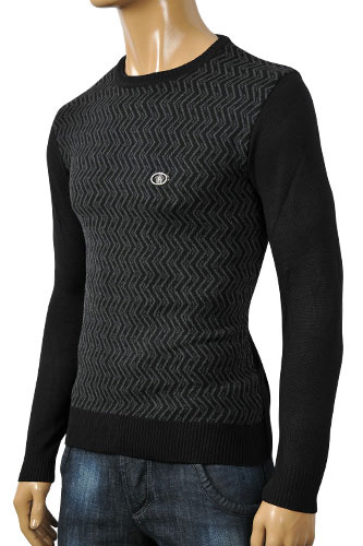 Mens Designer Clothes | VERSACE Round Neck Men's Sweater #10