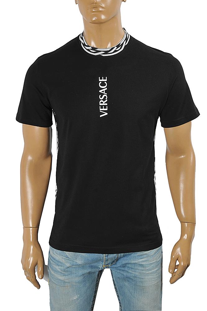 Mens Designer Clothes | VERSACE Men’s Front Print T-Shirt 134