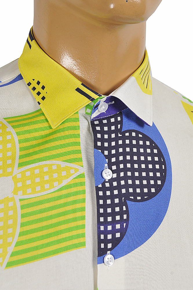Mens Designer Clothes  LOUIS VUITTON men's monogram colored long sleeve  shirt 14