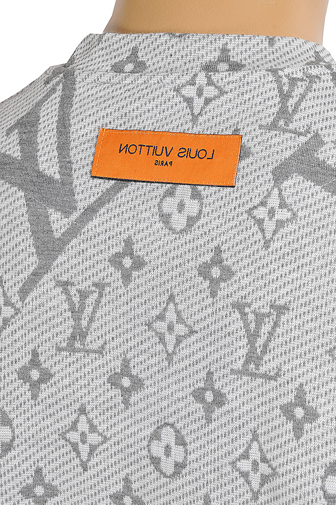 Louis Vuitton White Cotton Monogram Giraffe Printed T-Shirt Size M
