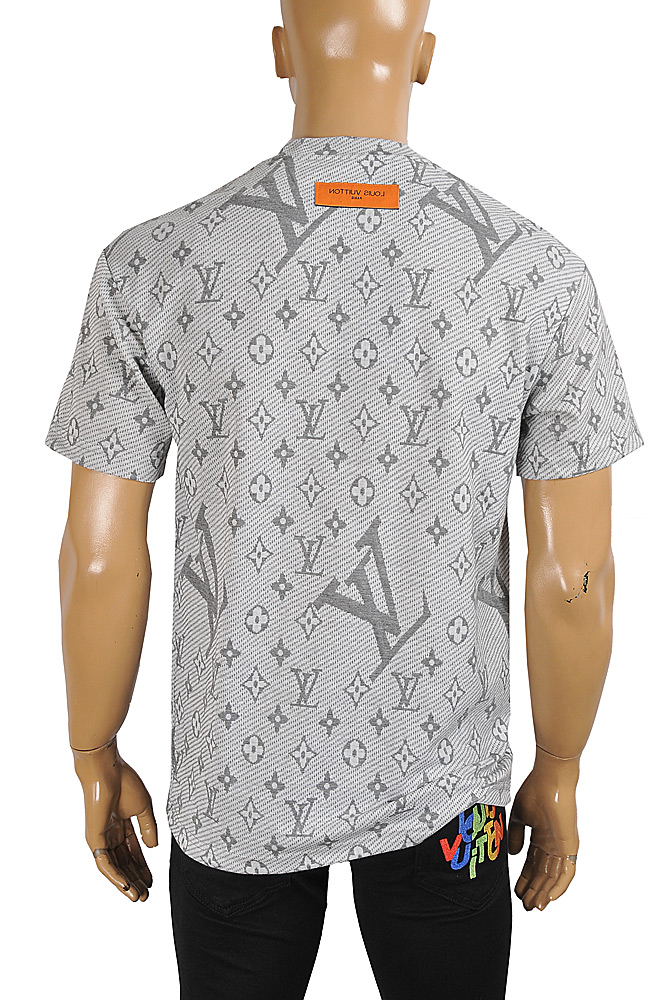 Mens Designer Clothes  LOUIS VUITTON men's monogram print t-shirt 21