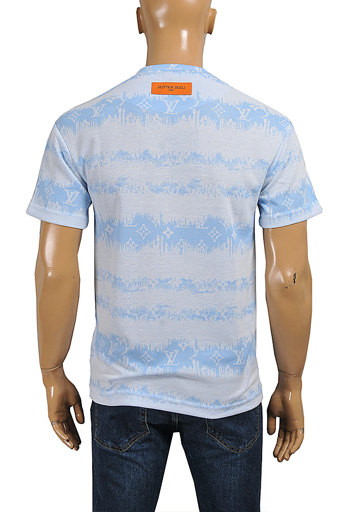 Louis Vuitton Monogram Bandana Printed T-Shirt, Blue, M