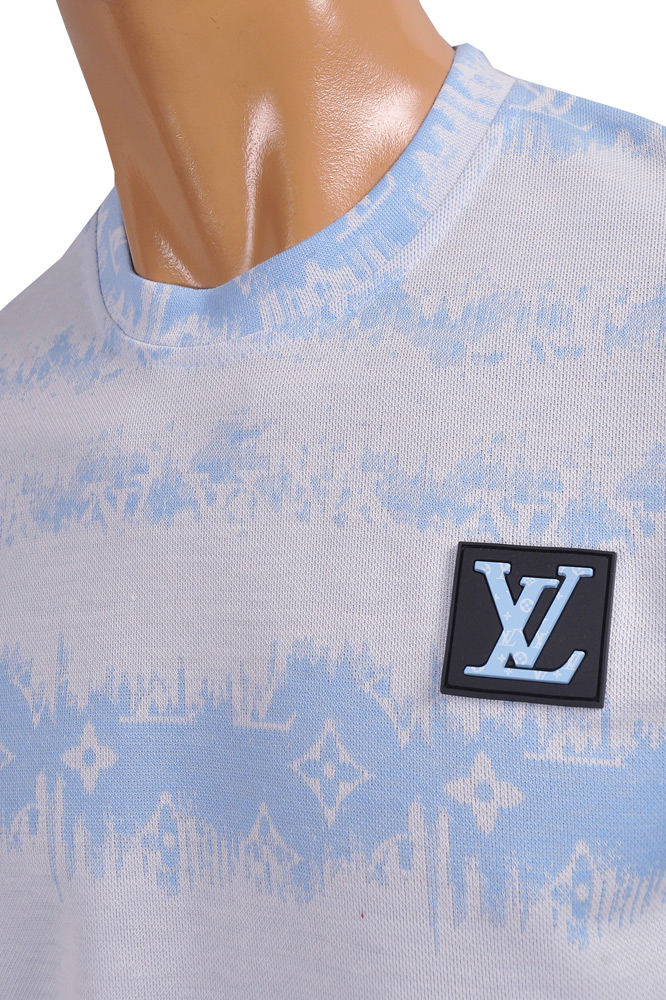 Louis Vuitton Monogram Bandana Printed T-Shirt, Blue, M