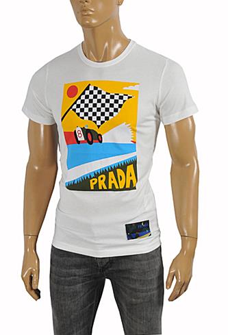PRADA Men's cotton T-shirt with print #101