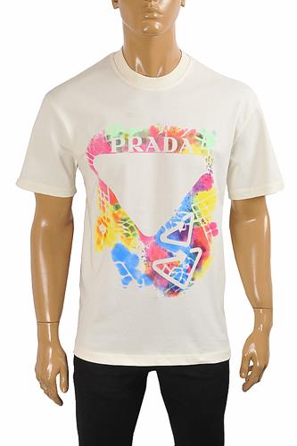 PRADA Men's t-shirt with front logo print 120