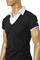 Mens Designer Clothes | ARMANI JEANS Men's Short Sleeve Shirt #202 View 3