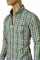 Mens Designer Clothes | ARMANI JEANS Men's Dress Shirt #216 View 4