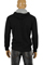 Mens Designer Clothes | EMPORIO ARMANI Men’s Cotton Hoodie in Black #165 View 2