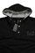 Mens Designer Clothes | EMPORIO ARMANI Men’s Cotton Hoodie in Black #165 View 8