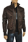 Mens Designer Clothes | EMPORIO ARMANI Men's Artificial Leather Warm Winter Jacket #107 View 3
