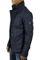 Mens Designer Clothes | ARMANI JEANS Men’s Button Up Jacket in Navy Blue #118 View 3