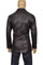 Mens Designer Clothes | EMPORIO ARMANI Mens Button Up Artificial Leather Jacket #71 View 2