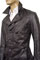 Mens Designer Clothes | EMPORIO ARMANI Mens Button Up Artificial Leather Jacket #71 View 3